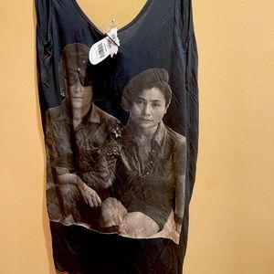 House of the gods embellished tee /yoko and John